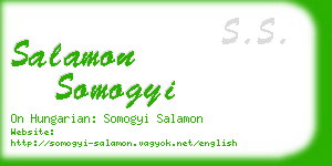 salamon somogyi business card